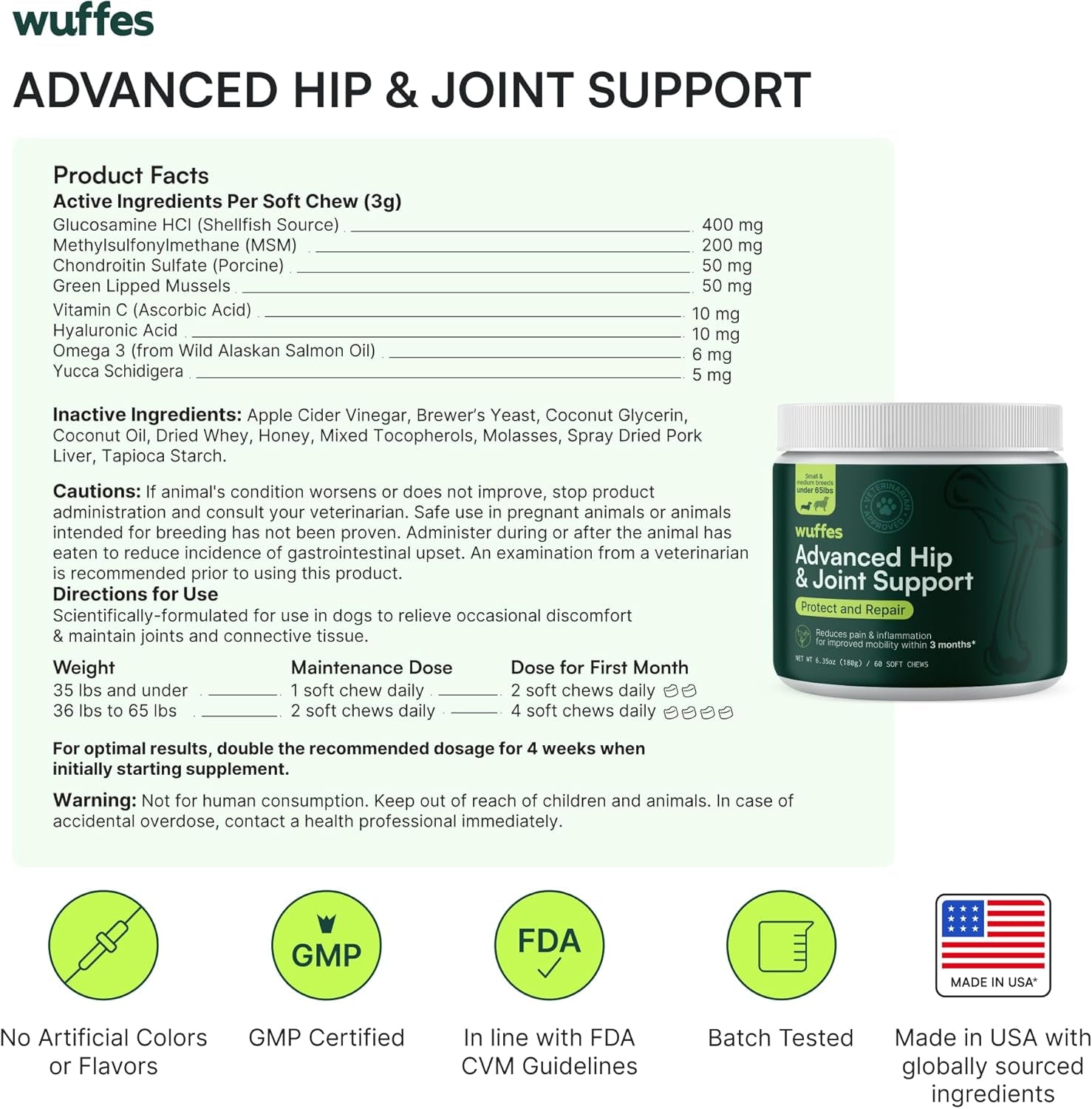 Hip and Joint Supplement with 23-in-1 Multivitamin Bundle for Small and Medium Breed Dogs
